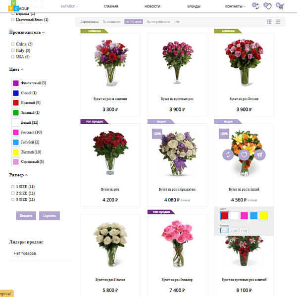 Pvgroup.Flower - Интернет магазин цветов, комнатных растений Начиная со Старта с конструктором 60152