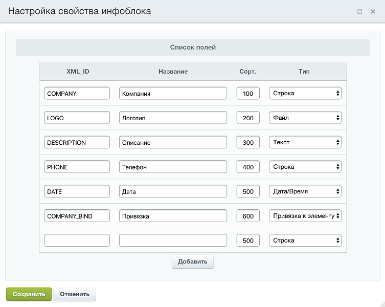 Комплексное свойство