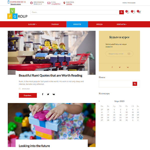 Pvgroup.Kids - Интернет магазин детских товаров. Начиная со Старта с конструктором дизайна - №60140