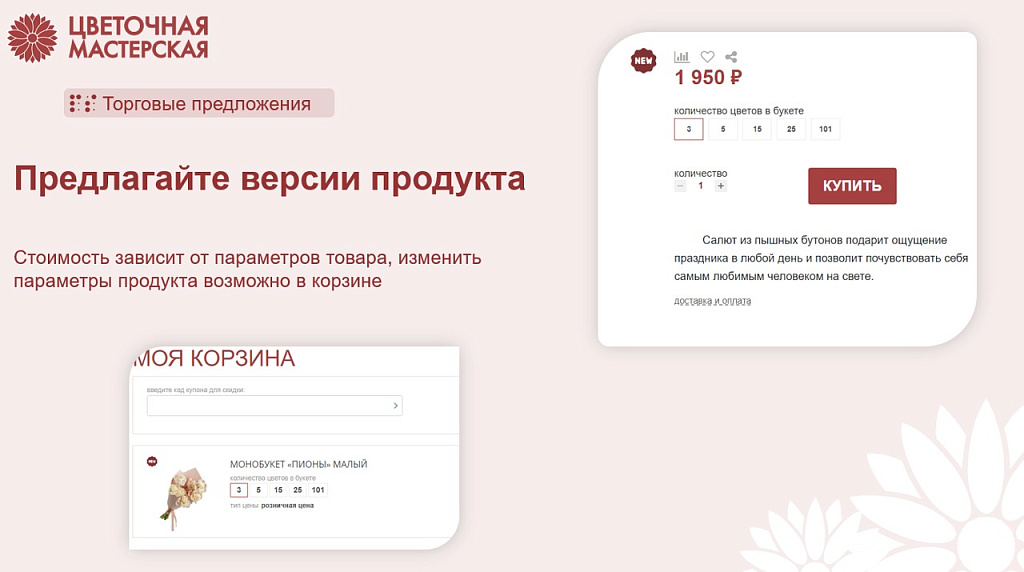 Магазин цветов, озеленение офиса, флористическое декорирование