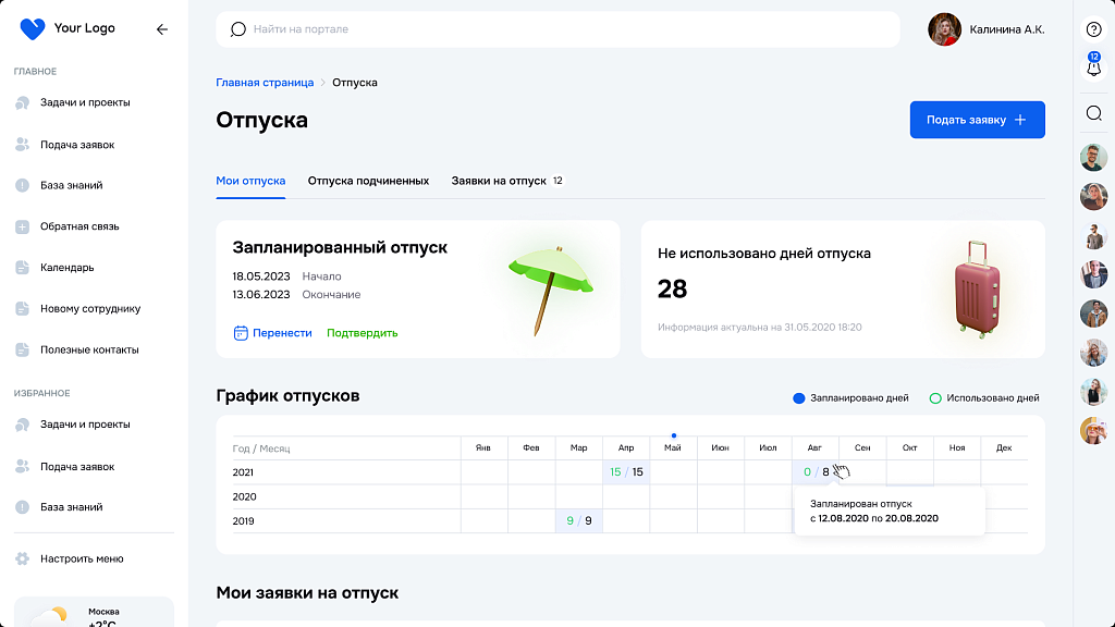 Единый корпоративный портал "Цифра"