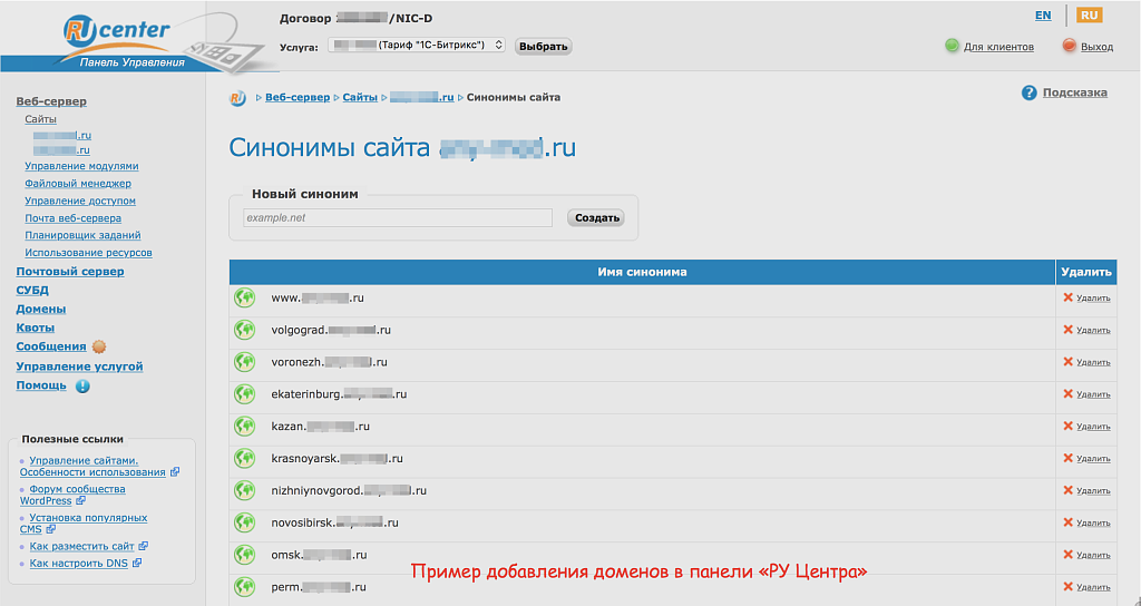 SEO: поддомены + управление метатегами и текстами