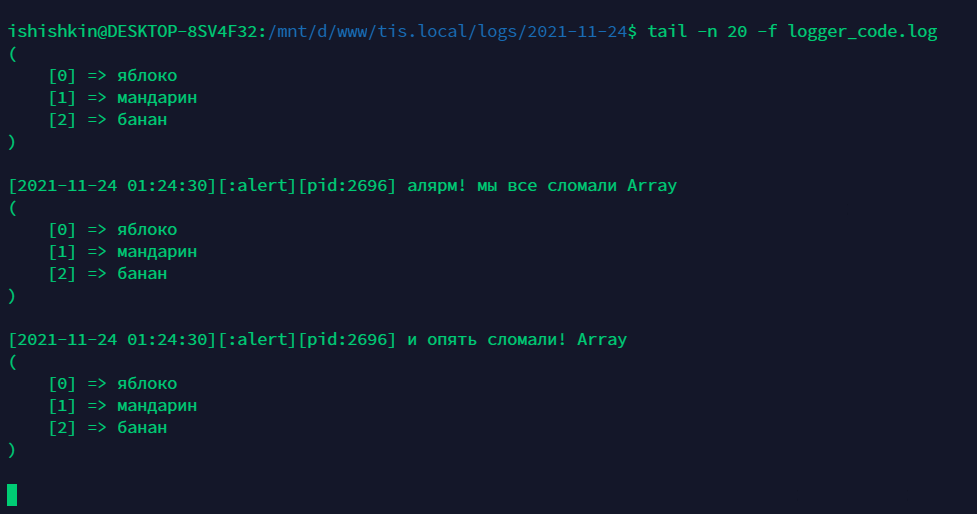 Логирование для разработчиков