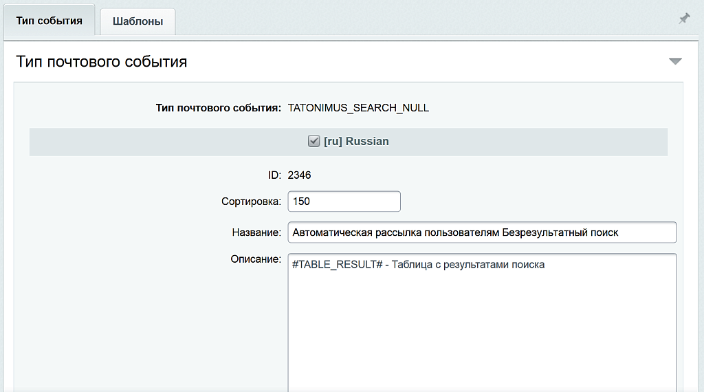 Аналитика внутреннего поиска