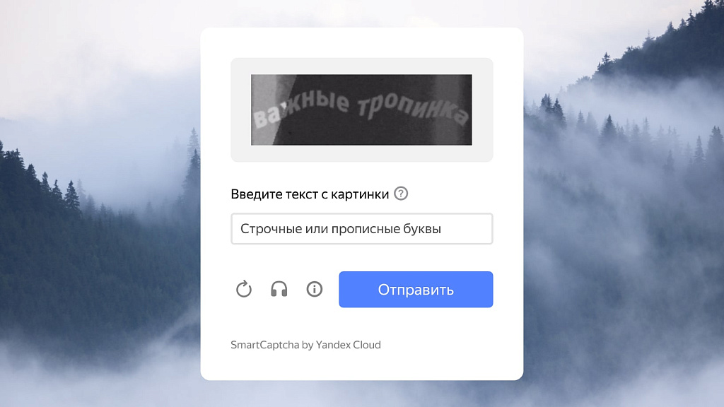 TANAiS.WEB: Yandex SmartCaptcha — замена стандартной капчи (captcha, яндекс капча)