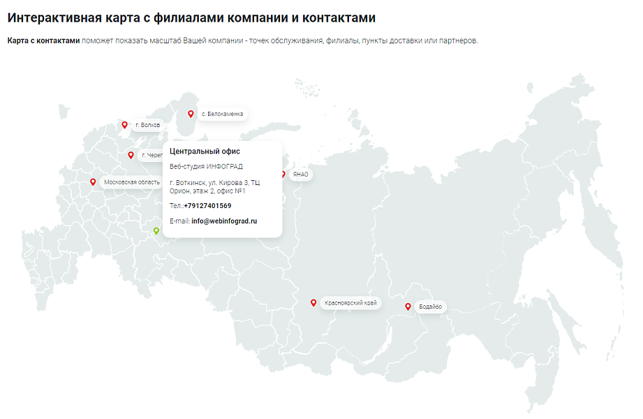 Интерактивные метки на фото + взрыв-схемы