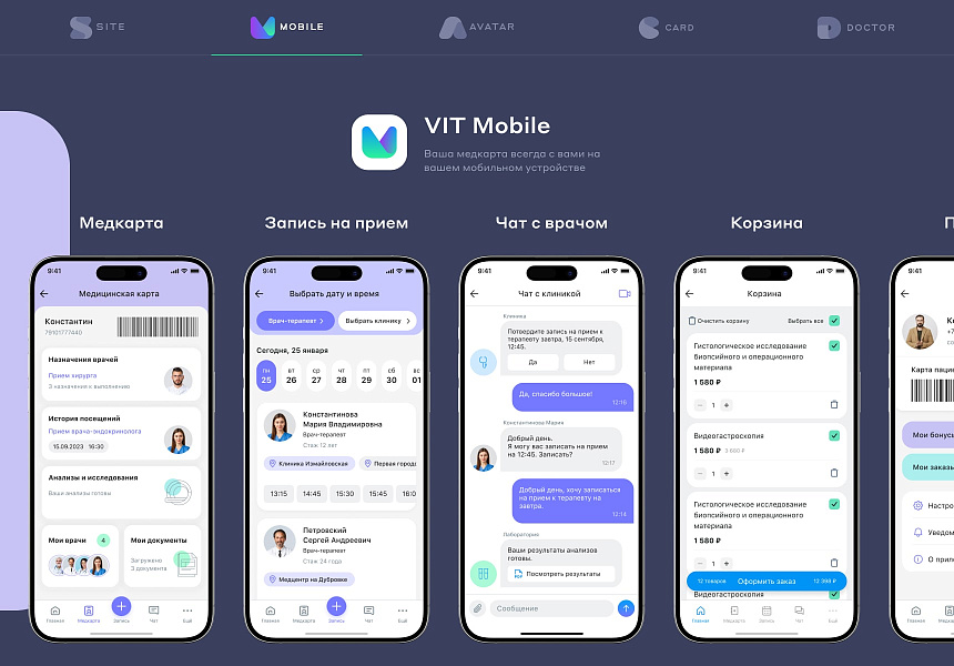 Сайт клиники, медицинского центра