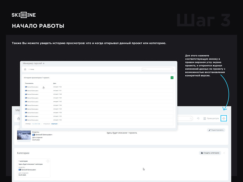 Skillline - менеджер паролей