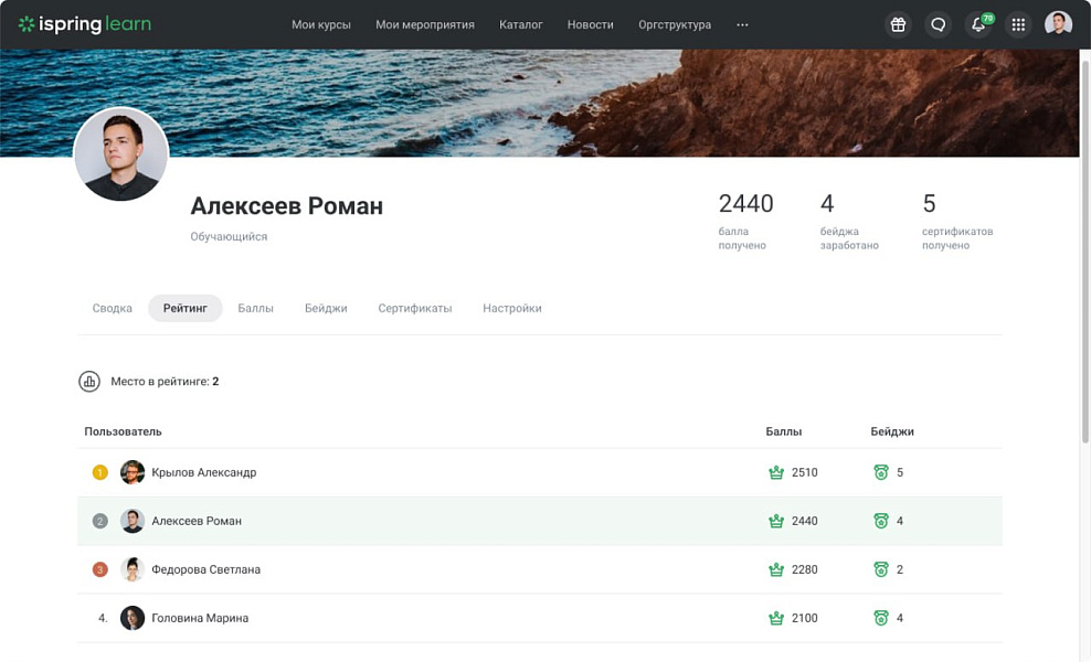 Магазин подарков ISpring