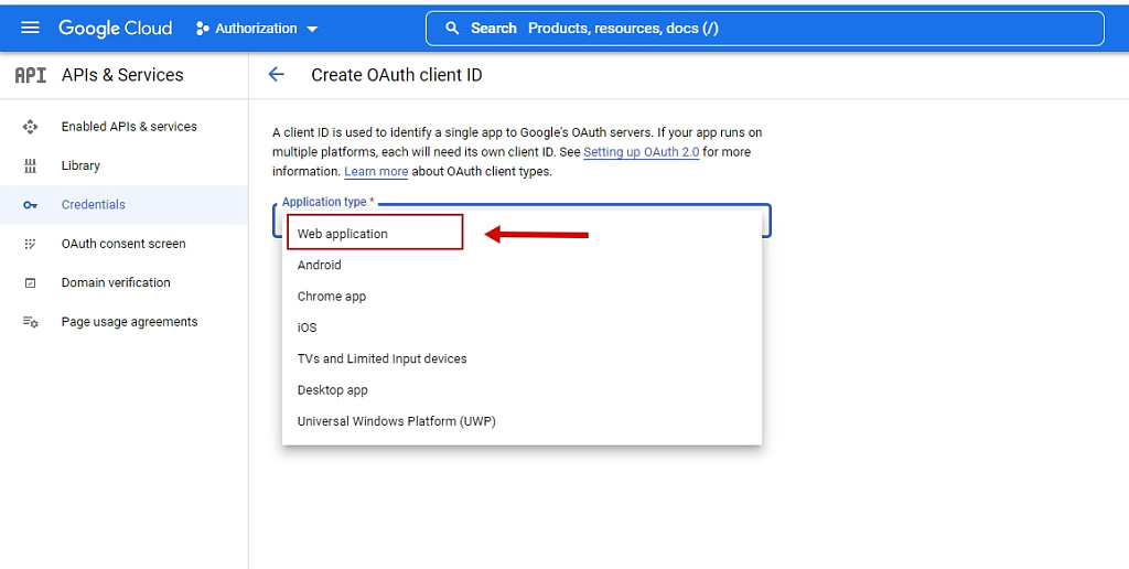 One Tap авторизация через Google (OAuth 2.0)