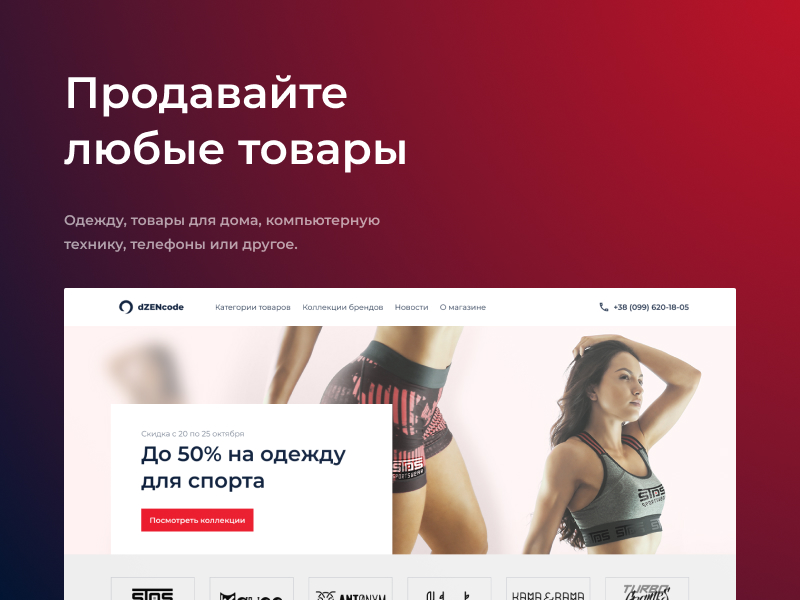 dZENcode: Лендинг-витрина