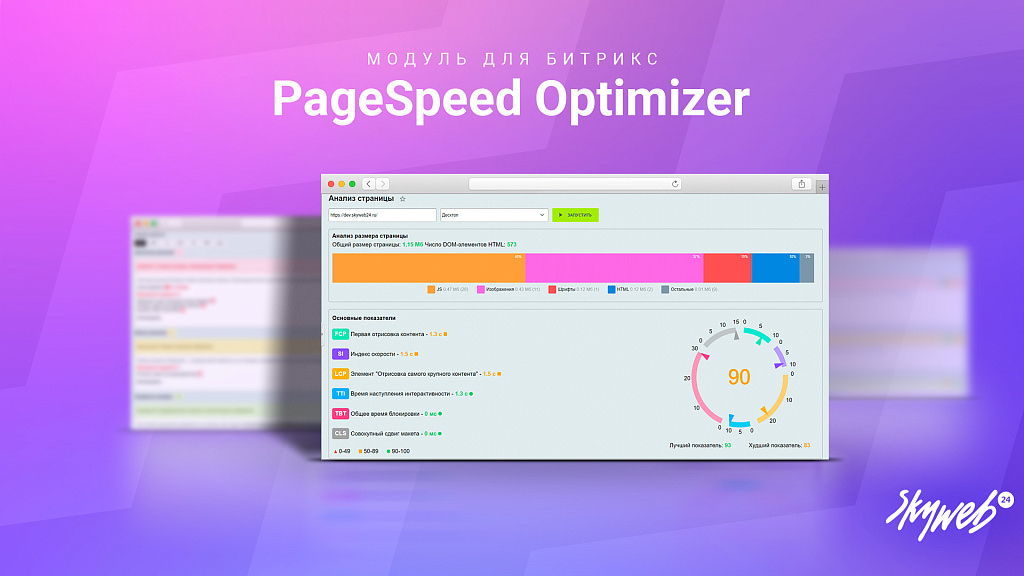 Google PageSpeed Optimizer: Ускорение и оптимизация загрузки сайта (HTML, CSS, JS, WebP, LazyLoad)