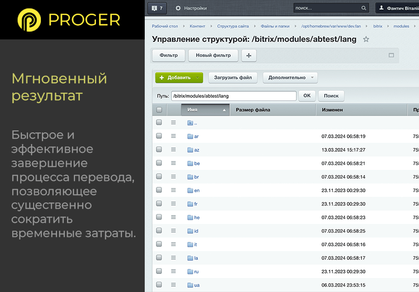 Помощник Локализации: автоматический перевод языковых файлов