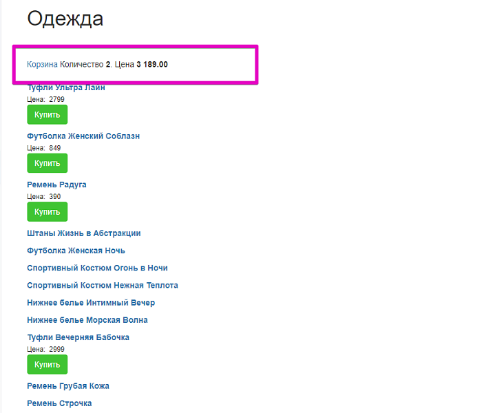 Scoder: Модуль Интернет-магазин на Старте